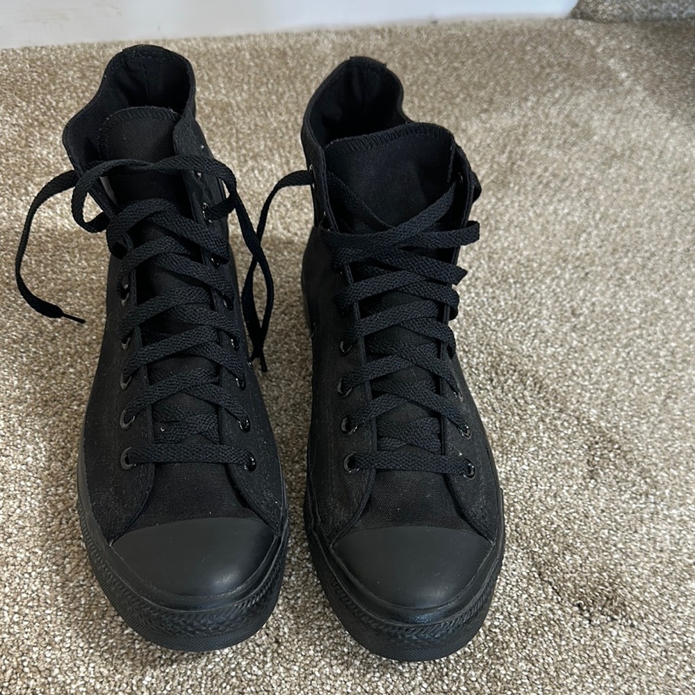 Converse Black Canvas High-Top Sneakers
